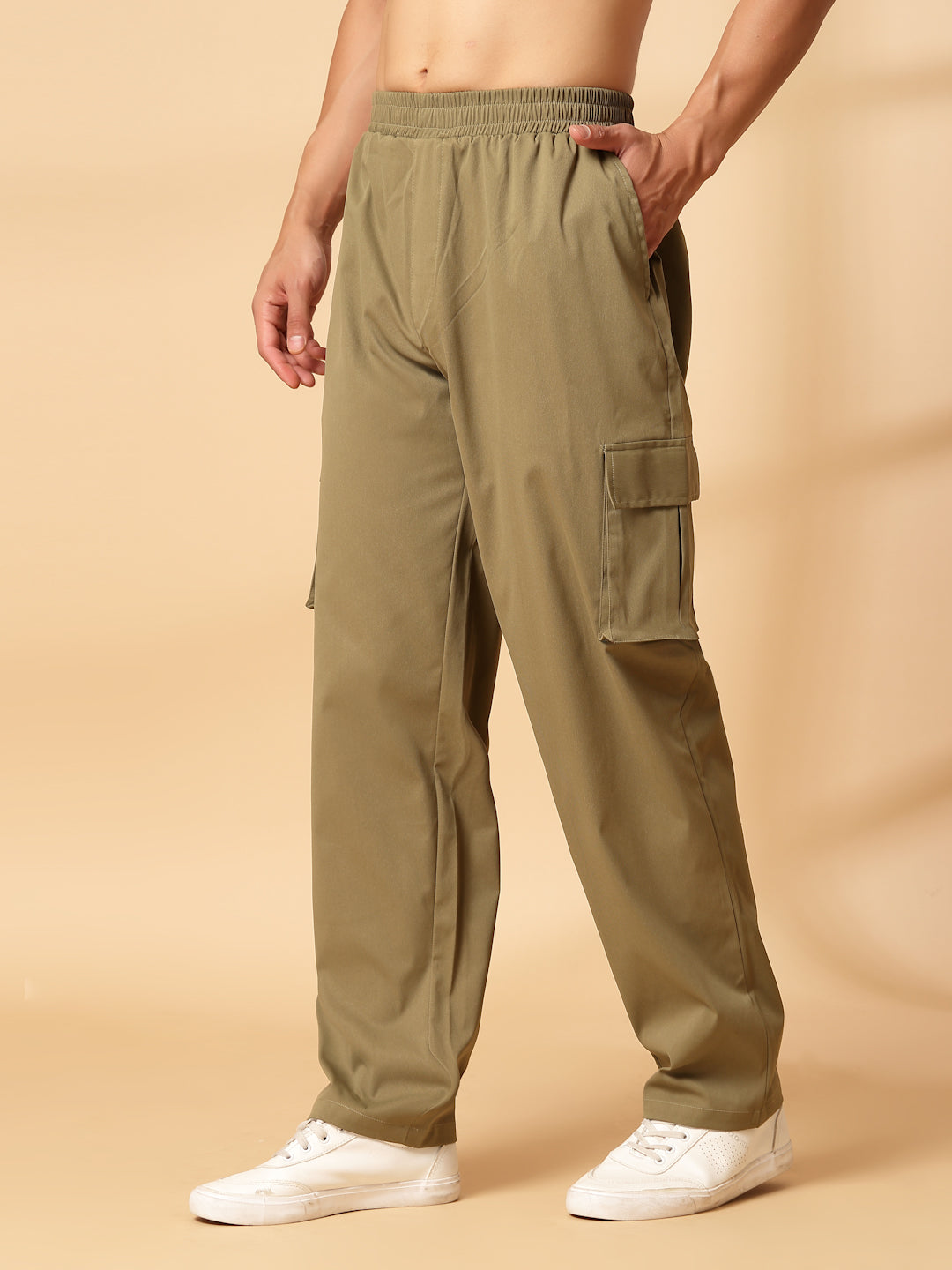 UZARUS Men's Cargo Track Pant for Men || Track Pants || Plain Men Cargo Pants Cotton || Cargo for Mens