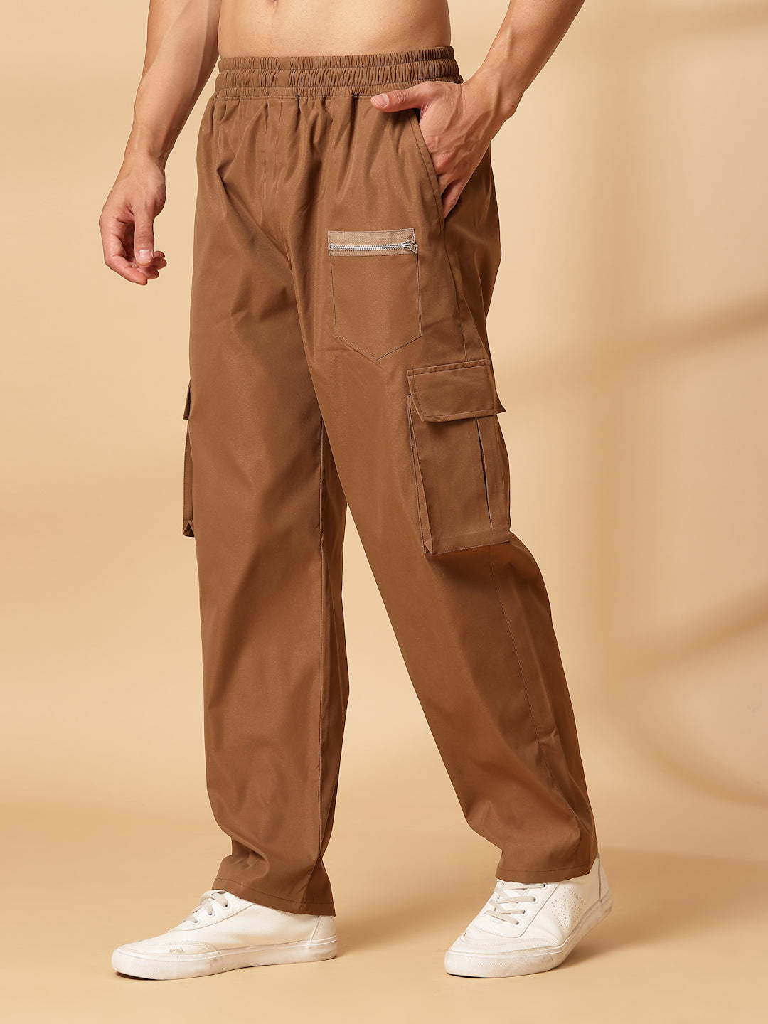 UZARUS Men's Cargo Track Pant for Men || Track Pants || Plain Men Cargo Pants Cotton || Cargos for Men