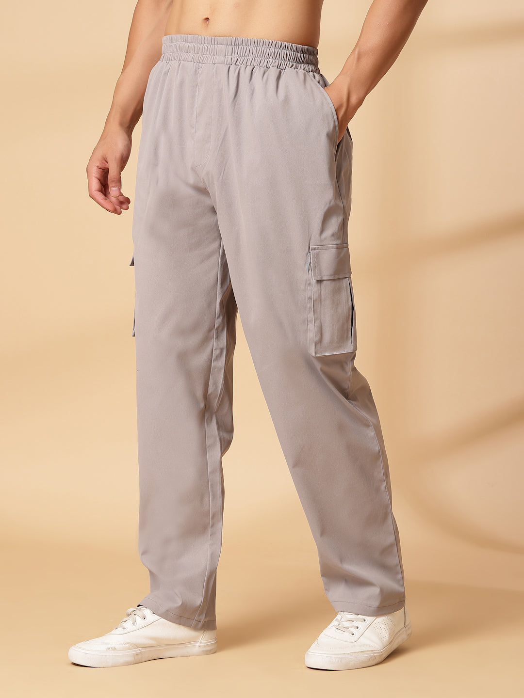 UZARUS Men's Cargo Track Pant for Men || Track Pants || Plain Men Cargo Pants Cotton || Cargo for Mens