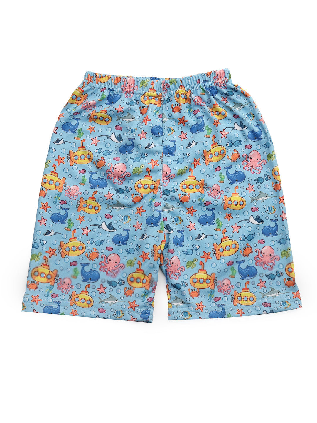 UZARUS 100% Soft Casual Printed KIDS Shorts for Boys and Girls - Regular Fit (Pack of 5)