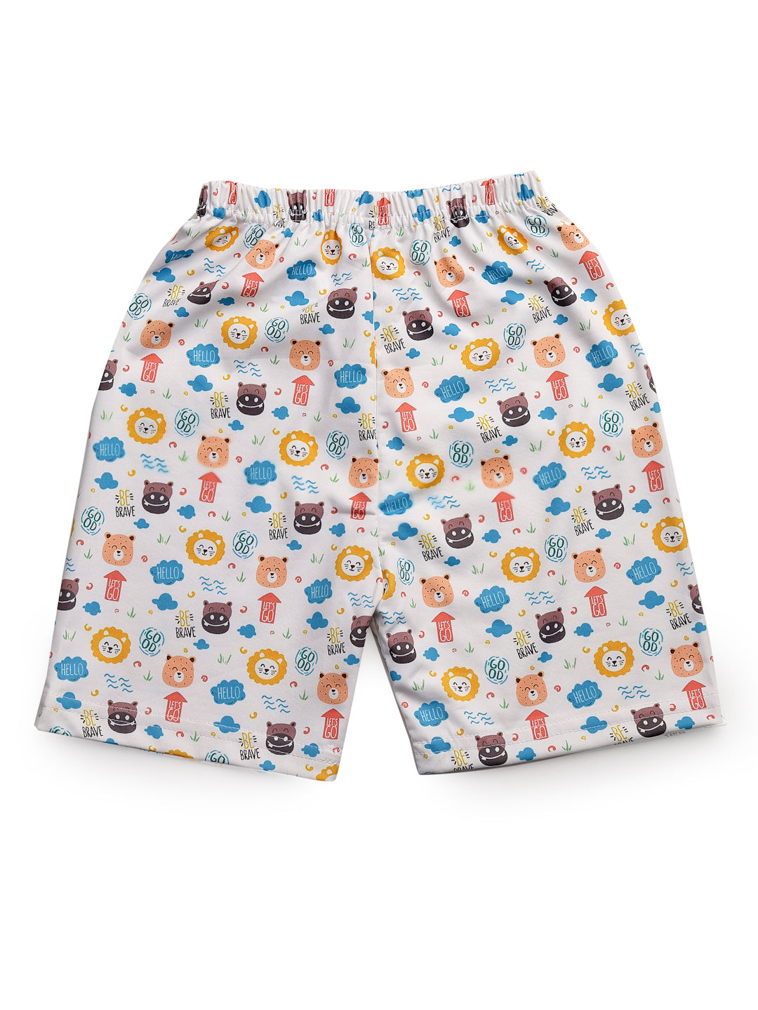 UZARUS 100% Soft Casual Printed KIDS Shorts for Boys and Girls - Regular Fit (Pack of 5)