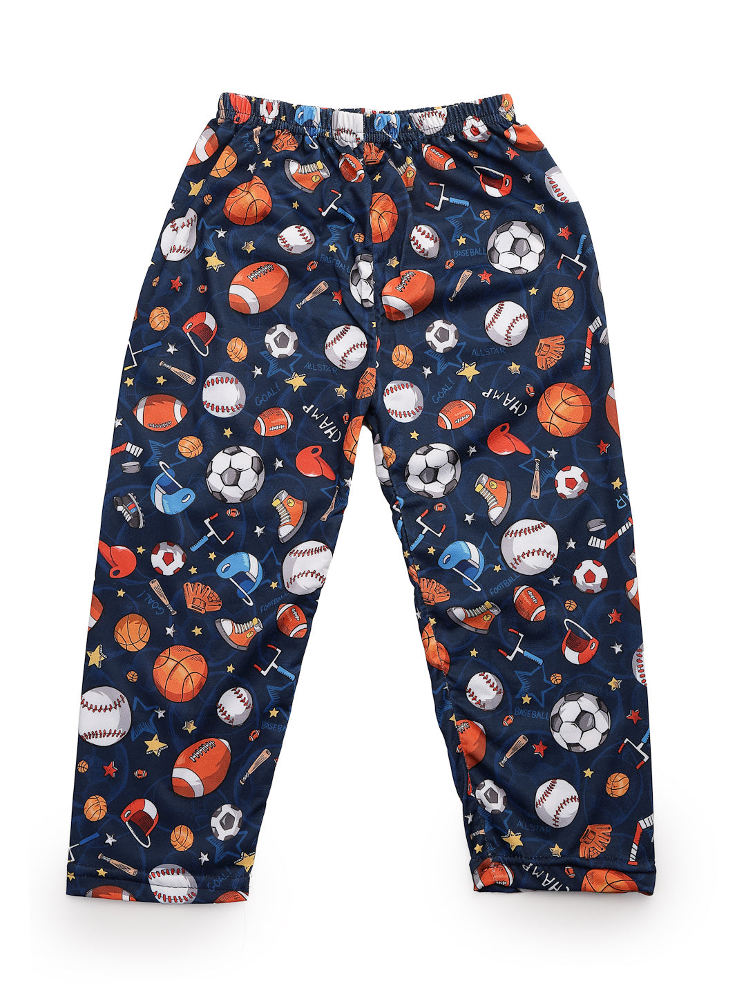 Uzarus Relaxed Pajama Pants with All Over Print for Boys and Girls (Bright Colors)(Regular Fit)(Pack of 5)