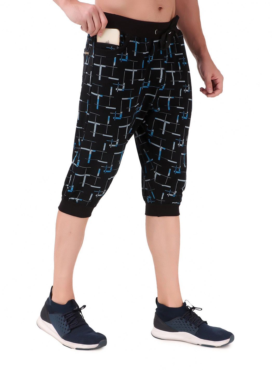 Colisha Casual Yoga Pants for Mens Capri Pant Leisure Solid Color  Loungewear Trousers with Pockets Green M  Walmartcom