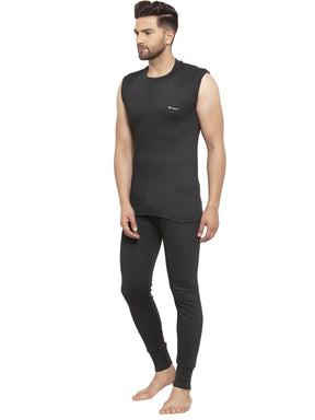 MEN'S SLEEVELESS THERMAL SET ( ROUND NECK VEST AND TROUSER)