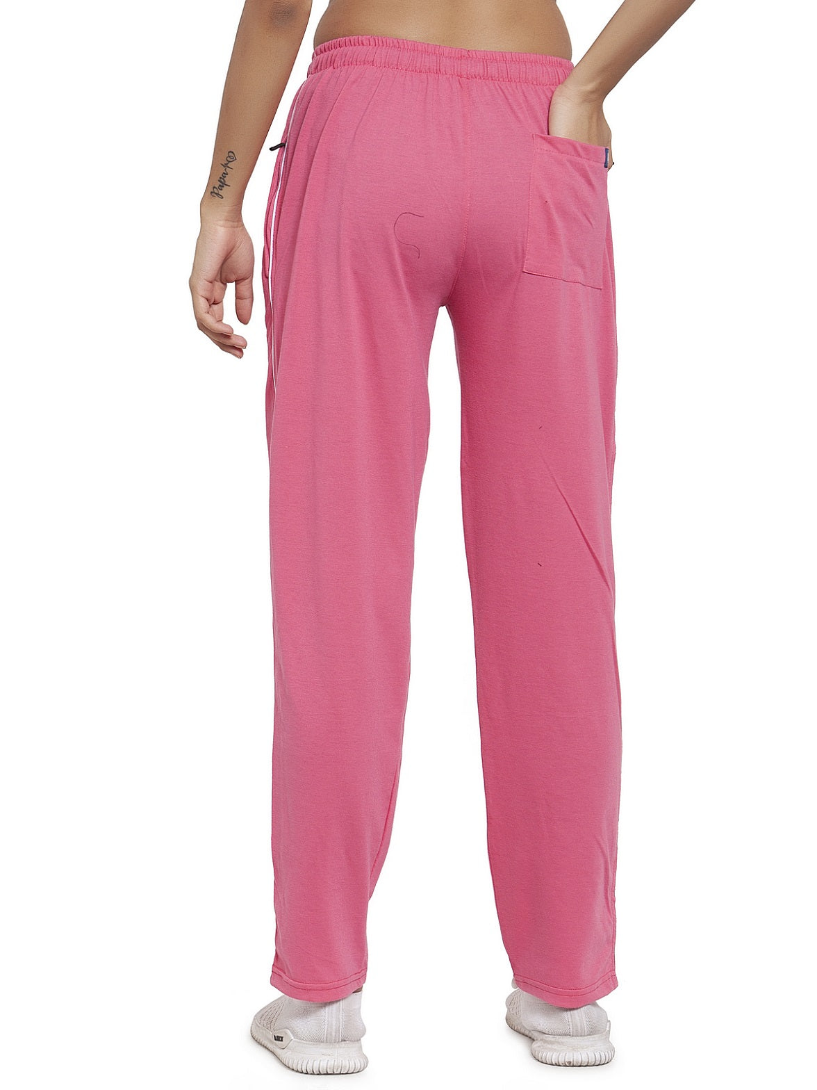 Uzarus Women's Cotton Track Pants With 2 Zippered Pockets